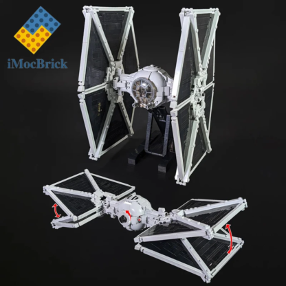 1208 Pcs Mocs Sets Star Movie Spaceship Model Bricks Imperia TIE Outland Starfighters Kits Builidng Blocks Fighter Toys Gifts - Image 2