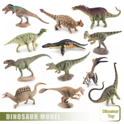 12Pcs/Set Dinosaur Toy Simulation Animal Jurassic World Cute Mini Dinosaur Model Educational Figurine Dinosaurs For Children Toy - Image 2