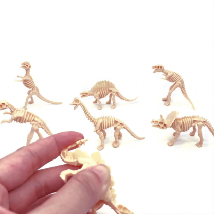 12pcs/set Dinosaur skeleton model Toys Fossil Skeleton Simulation Model Set Mini Action Figure for Children Birthday Gifts - Image 3