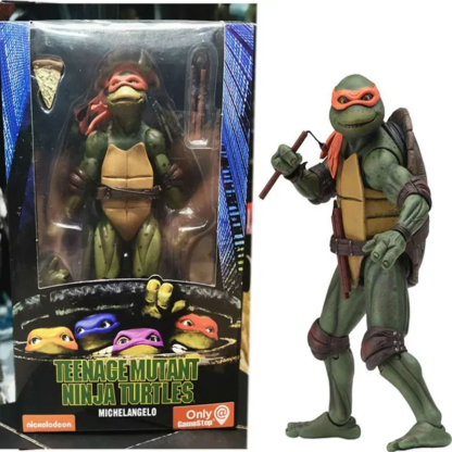 16cm Neca Figure Ninja Turtle Anime Figures 1990 Film Version Limited Edition Model Figurine Collection Desktop Decoration Gifts - Image 5