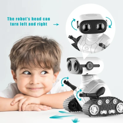 2.4G Rc Robot Toy Children Rechargeable RC Robot Boy Girl Toys With Music And LED Eyes Children's Christmas Gifts - Image 3