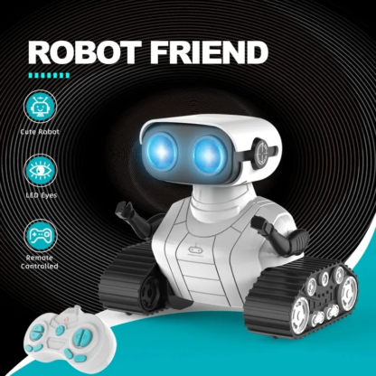 2.4G Rc Robot Toy Children Rechargeable RC Robot Boy Girl Toys With Music And LED Eyes Children's Christmas Gifts - Image 4