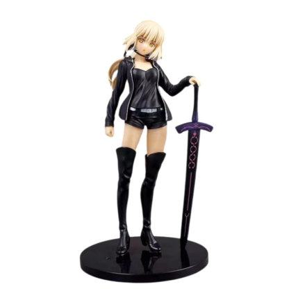 23cm Anime Fate/Grand Order Figure Casual Clothes Saber Doll PVC Action Figure Collectible Model Toys Kid Gift