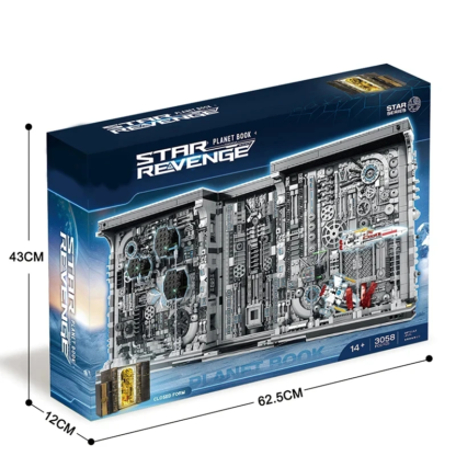 3058PCS Planet Space Station Bookend House Buliding Blocks Star Aerospace View Bookstore Model Bricks Toy For Kids Holiday Gifts - Image 6