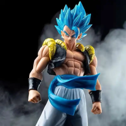 31CM Anime Dragon Ball Z Super Saiyan Blue Gogeta PVC Action Figure Model Toys Desktop Decoraction Children Birthday Gift - Image 2