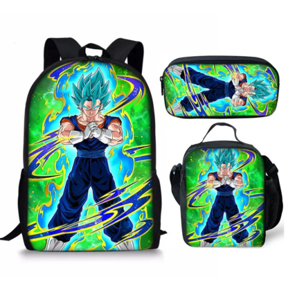 3pcs/set 17inch Anime Dragon Ball Z Children School Bags Orthopedic Backpack Kids School Boys Girls Mochila Infantil Catoon Bags - Image 5