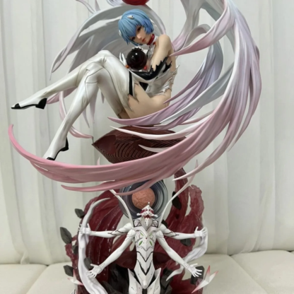 45cm NEON GENESIS EVANGELION Anime Figure Ayanami Rei Sexy Beauty Girl Oversized Statue Peripherals Ornament Birthday Gift Toys - Image 3