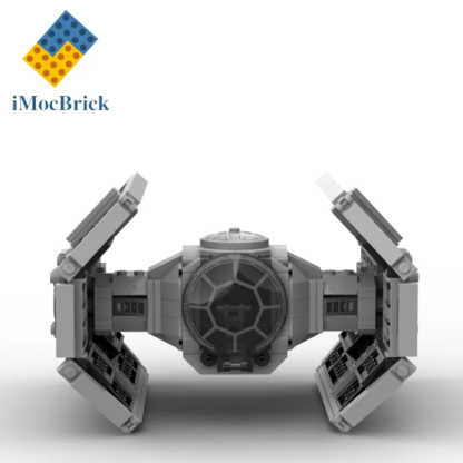 569 Pcs Mocs Sets Star Movie Spaceship Bricks Imperia TIE Advanced TIE/AD Starfighter Kits Model Builidng Blocks Fighter Toys - Image 4