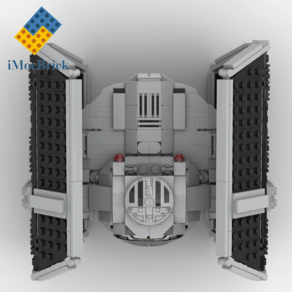 569 Pcs Mocs Sets Star Movie Spaceship Bricks Imperia TIE Advanced TIE/AD Starfighter Kits Model Builidng Blocks Fighter Toys - Image 5