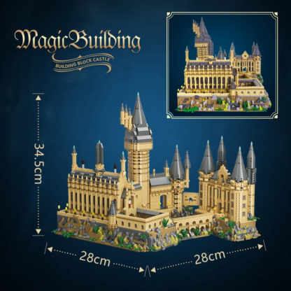 6000+Pcs MOC Mini Building Blocks Sets Bricks Harry Potter Toys Gifts for Kids Children Adult Magic Hogwarts Castle 3.5mm Block - Image 6