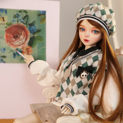 60cm BJD Doll 1/3 Mjd Toy for Girl Designer makeup Rotatable Two colored eyes The doll has good body mass Gifts for children - Image 4