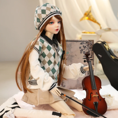 60cm BJD Doll 1/3 Mjd Toy for Girl Designer makeup Rotatable Two colored eyes The doll has good body mass Gifts for children