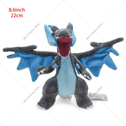 8" Mega Charizard X Y Plush Toy Pokemon Plush High Quality Soft Dragon Plushies Collectible Stuffed Doll Toys for Kids - Image 2