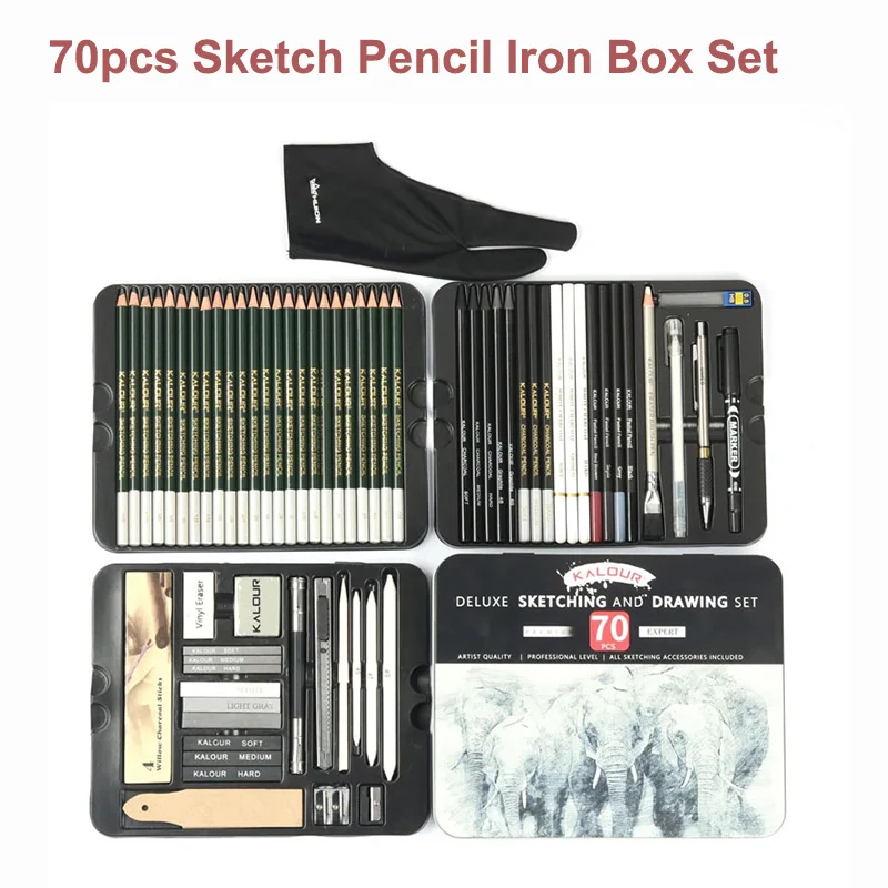 70pcs Sketch Pencil