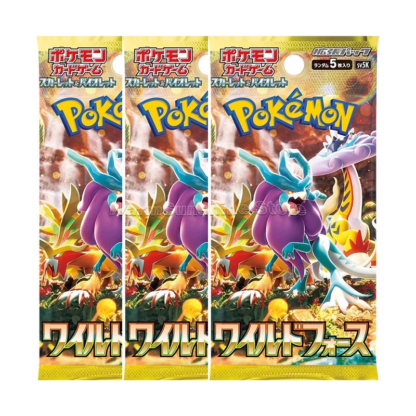 Original Pokemon Card PTCG Japanese Edition Series SV5K Wild Force Anime Game Trading Cards Children Gift Genuine Board Game Toy - Image 4