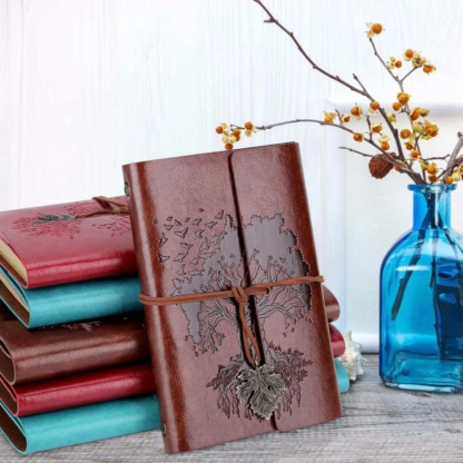 A6 Writing Journals Notebooks Vintage Refillable PU Leather Notebook Personal Travel Diary Gifts for Women Men Girl Boy - Image 6