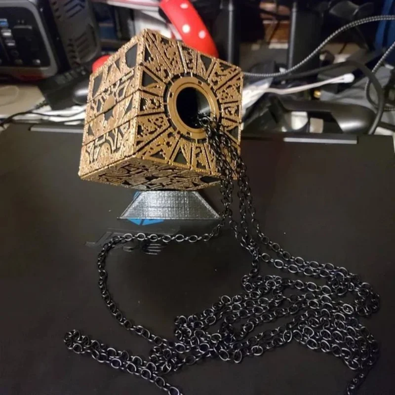 Hellraiser Puzzle Cube Figure The Lament Configuration and Lemarchand Statues Lock Hellraiser House Decoration Table Accessories