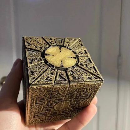 Hellraiser Puzzle Cube Figure The Lament Configuration and Lemarchand Statues Lock Hellraiser House Decoration Table Accessories