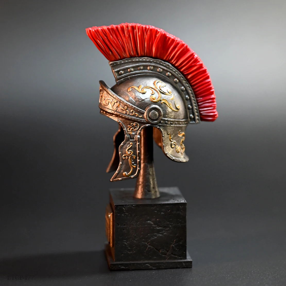 130MM Home decoration craft ancient Rome helmet finished home decoration model LTCP-177