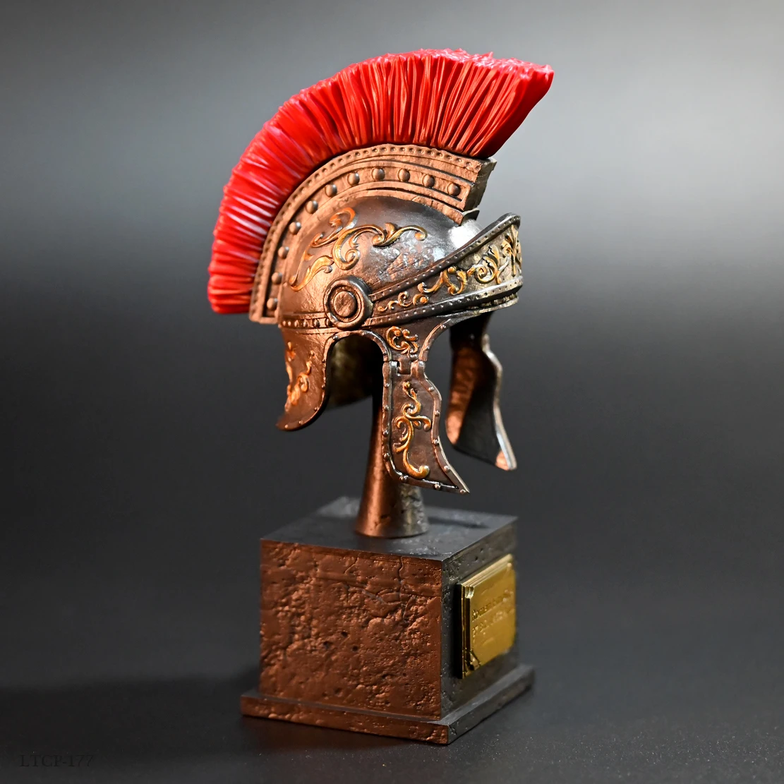 130MM Home decoration craft ancient Rome helmet finished home decoration model LTCP-177