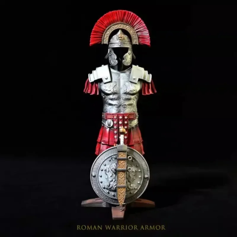 210MM Home decoration craft ancient Rome helmet armour finished home decoration model LTCP-199 - Image 3