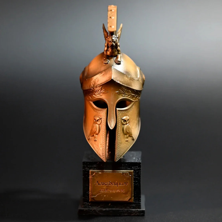 120MM Home decoration craft ancient European helmet finished home decoration model LTCP-176 - Image 4