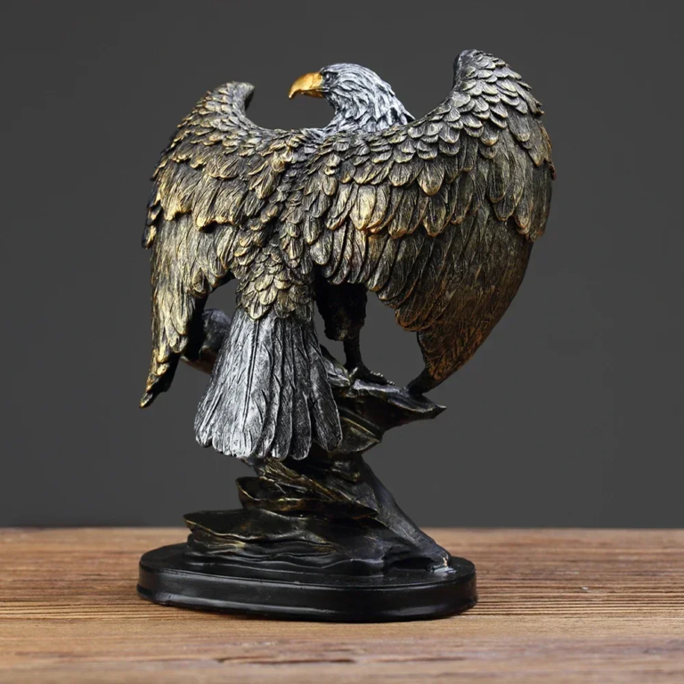 Eagle Statue Resin Ornament, Home Decor Office Decor Statue, Symbol of Wealth Freedom Power, Birthday Holiday Gift - Image 3