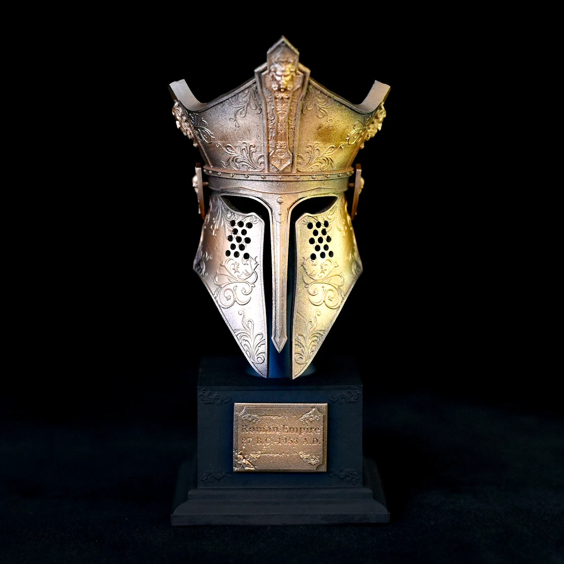 125MMHome decoration craft ancient European Rome helmet finished home decoration model LTCP-239