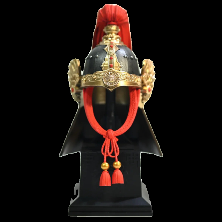 155MM Home Decor Crafts: Finished Model of Ancient Helmet as Household Ornament LTCP-040 - Image 5