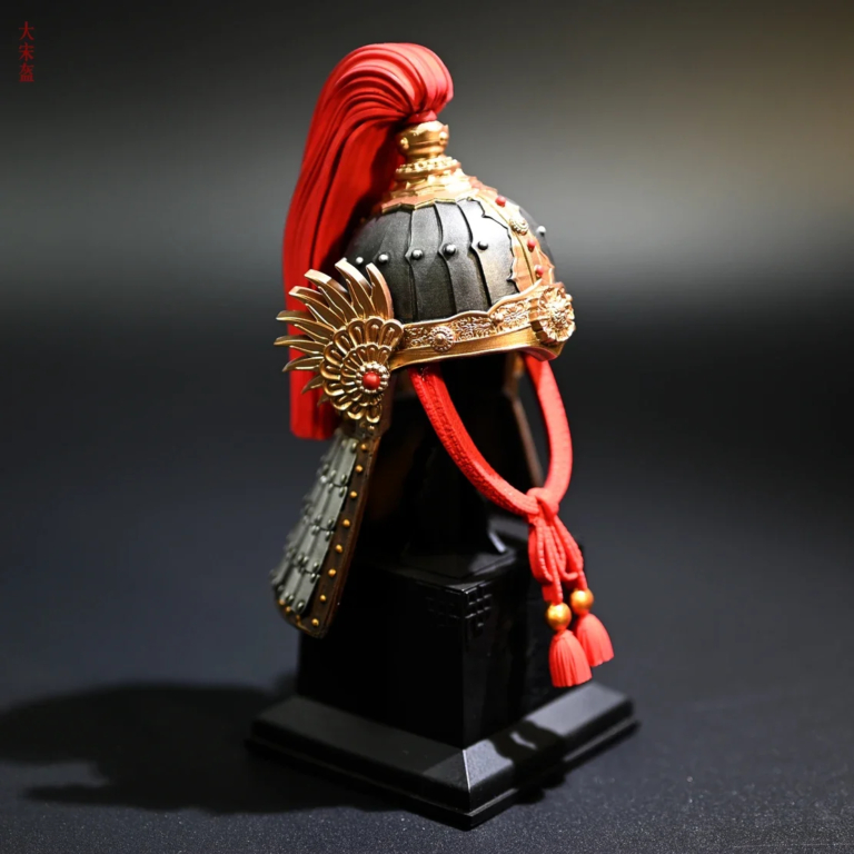 155MM Home Decor Crafts: Finished Model of Ancient Helmet as Household Ornament LTCP-040 - Image 2