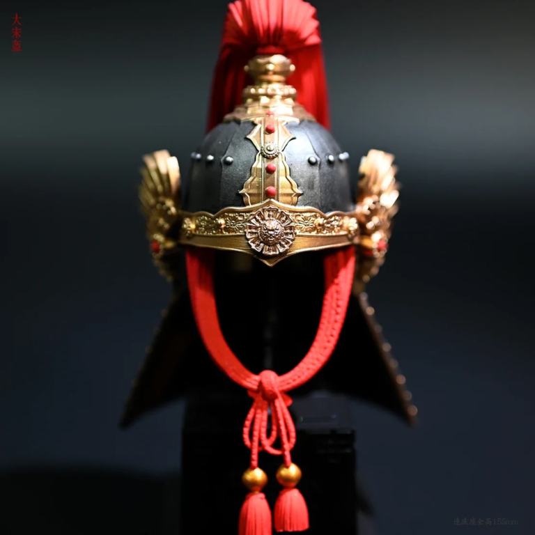 155MM Home Decor Crafts: Finished Model of Ancient Helmet as Household Ornament LTCP-040 - Image 4