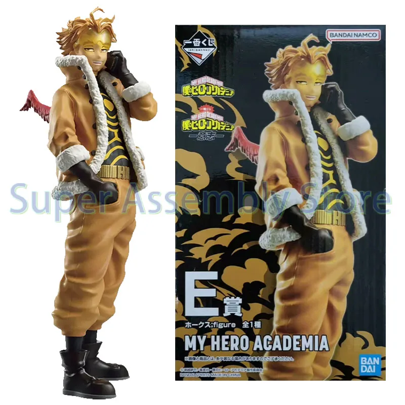 Original Bandai Ichiban KUJI MY HERO ACADEMIA Anime Midoriya Izuku All Might Endeavour Hawks Action Figure Model Gifts Toys Kids