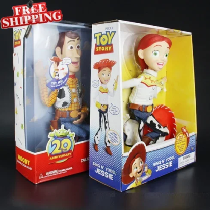 Action Singing Toy Story Figurine Woody and Jessie Think way toys for children party supplies home decor collection Toy Story