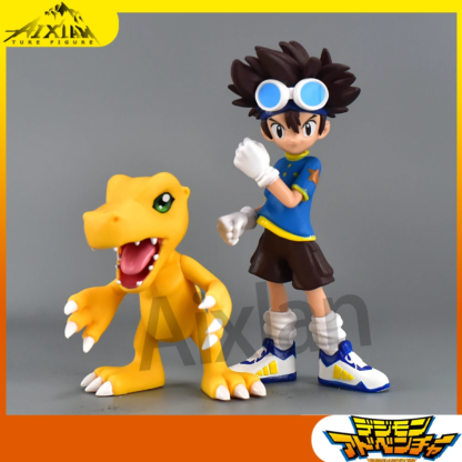 Aixlan Digimon Figure Yagami Taichi Agumon Large Dinosaurs PVC Action Figure Amine Thanksgiving Gift Collectible Figurine