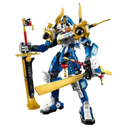 Animated Film Movie Jay Walker's Titan Mech Building Blocks Skeleton Soldier Katana Assembly Bricks Toys Gift For Adult Children - Image 3