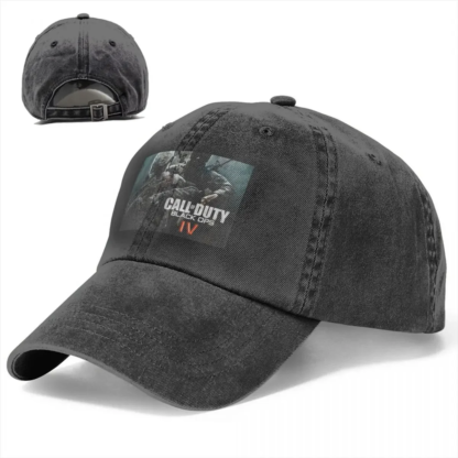 Call Of Duty Baseball Cap For Men Cotton Hats Adjustable Hat Fashion Casual Cap Truck Driver Hat - Image 2