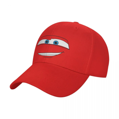 Cars Lightning McQueen Big Face Baseball Caps Unisex Fashion Sun Caps Hat Adjustable Snapback Caps Sun Hats Summer Hat - Image 2