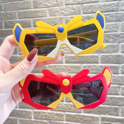 Children Cute Cartoon Personality SunglassesStreet Shooting UV400 Boys Outdoor Sun Protection Glasses Kid Classic Eyewear - Image 2