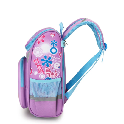 Cute Cartoon Deer Girls School Bags Princess Purple Nylon Children Backpacks For Primary School Students Schoolbag Kids Satchels - Image 3