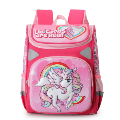 Cute Cartoon Deer Girls School Bags Princess Purple Nylon Children Backpacks For Primary School Students Schoolbag Kids Satchels - Image 4