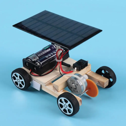 DIY Manual Assemble Solar Electric Vehicle Scientific Experiment Puzzle STEM Science And Education Model Creative Inventions - Image 4