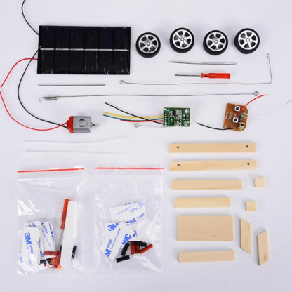 DIY Manual Assemble Solar Electric Vehicle Scientific Experiment Puzzle STEM Science And Education Model Creative Inventions - Image 6