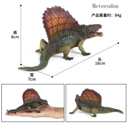 Dimetrodon Dinosaur Animal Model Action Figure Kids Toy Gift Models For Kids Gift Simulation Figure Velociraptor Heterodons - Image 4