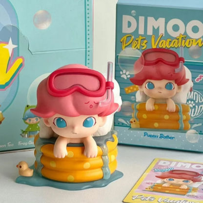 Dimoo Pet Vacation Series Toys Cute Figure Kawaii Toys Model Collection Room Desktop Decoration Ornaments Children Birthday Gift - Image 3