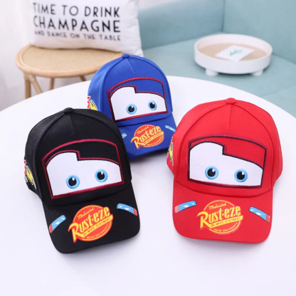 Disney Cartoon Cars Kid's Baseball Cap McQueen Pixar Cars Kids Popular Hip Hop Hat Boys Girls Baby Children Travel Caps Adjustab