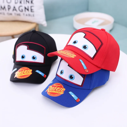 Disney Cartoon Cars Kid's Baseball Cap McQueen Pixar Cars Kids Popular Hip Hop Hat Boys Girls Baby Children Travel Caps Adjustab - Image 3