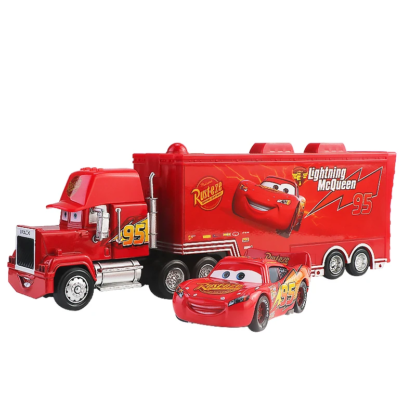 Disney Pixar Cars 2 3 Lightning McQueen Mack Uncle Jackson Storm Car Truck 1:55 Diecast Vehicle Metal Toys Gift for Kids - Image 2