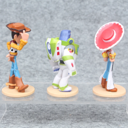 Disney Toy Story 4 Cartoon Figure Toy 2019 Woody Buzz Lightyear Jessie Doll action figure Children Christmas Gift 3pcs - Image 2