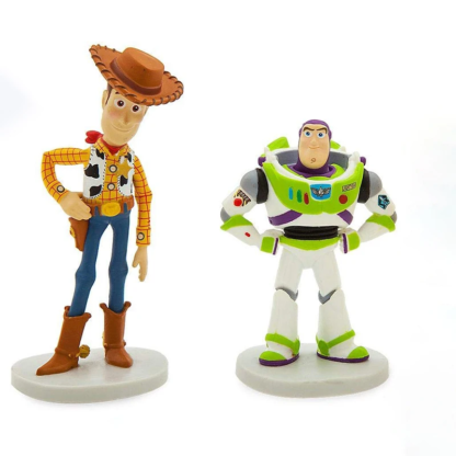 Disney Toy Story 4 Deluxe Figure Playset Cartoon Character Woody Jessie Buzz Lightyear 9 Piece Set Collectible Model Boxed Gifts - Image 6