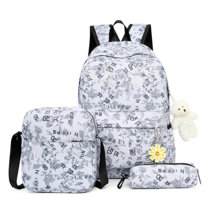 3pcs/set School Bag Backpacks Schoolbag Fashion Kids Lovely Backpack for Children Girls Bag Student Mochila Sac - Image 2